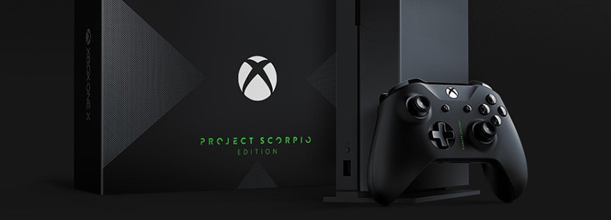 国行Xbox One X天蝎限量版主机本月19日开启预售